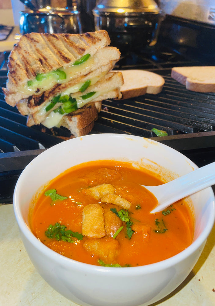 Vegan Jalapeno Grilled Cheese